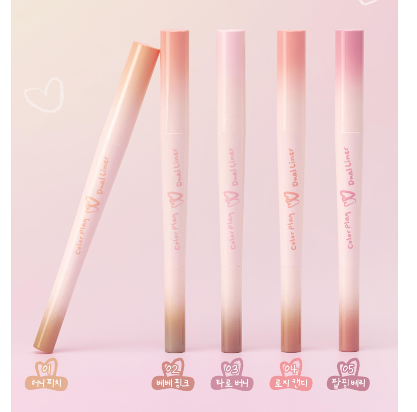 [Hearts to Hearts Pick] 2AN Color Play Dual Liner