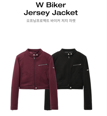 [Ive Rei Pick] Opening Project W Biker Jersey Jacket
