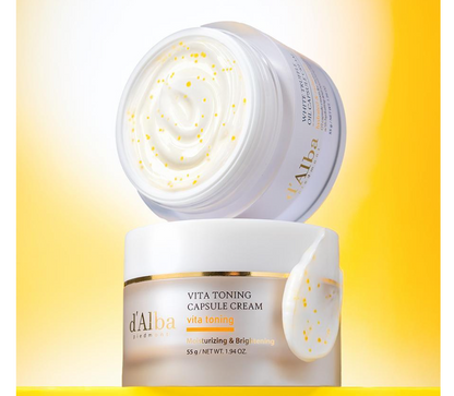 Seventeen Hoshi X D'Alba Vita Toning Capsule Cream 55g (+1.5g × 4 Gift)