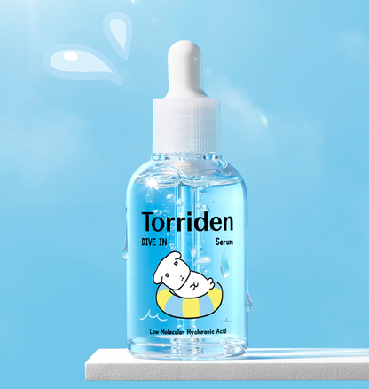 Ganadi X Torriden Dive-In Low-Molecular Hyaluronic Acid Serum 50ml Refill Ganadi Plan (+Doll Keychain)