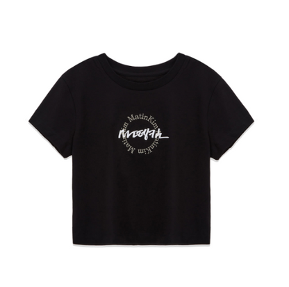 [Twice Jihyo Pick] Matin Kim Hangeul Cirlc Point Logo Top for Women