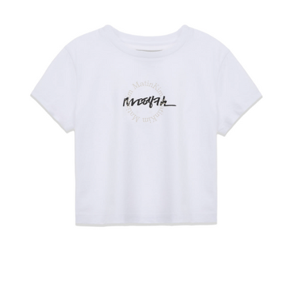 [Twice Jihyo Pick] Matin Kim Hangeul Cirlc Point Logo Top for Women