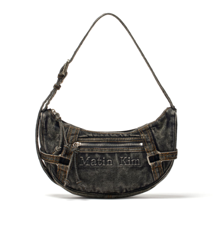 ショルダーバッグ・ポシェット [Matin Kim] MATIN WASHED DENIM MINI HOBO BAG org.jpg