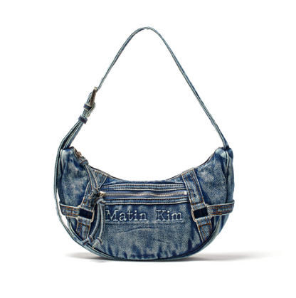 [Twice Jihyo Pick] Matin Kim Matin Washed Denim Mini Hobo Bag