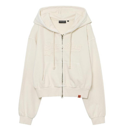 Illit X Superdry W Applique Vintage Hooded Zip-Up