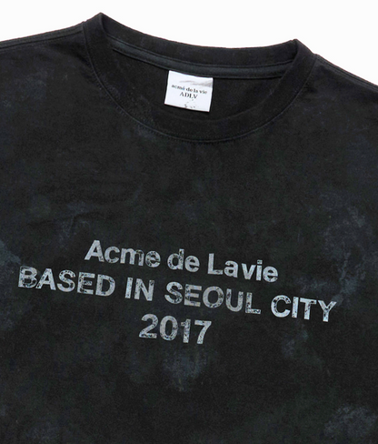 Yena x Adlv Dirty Washed Short Sleeve T-Shirt