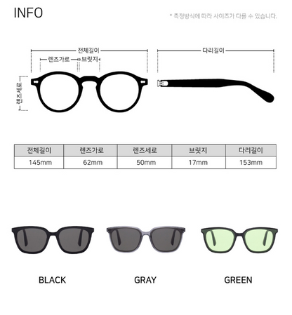 [Day6 Young K Pick] Reclow Land Acetate Rlogo Sunglass