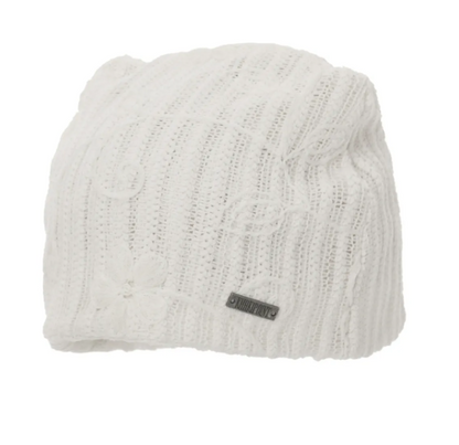 Khaki Point Flower Beanie