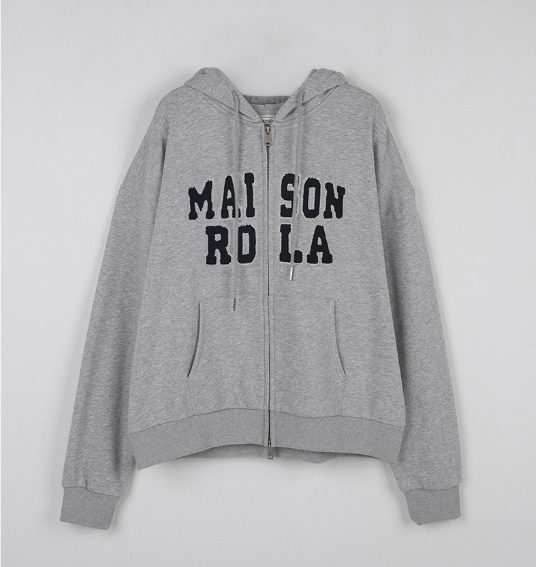 [Ive Wonyoung Worn] RolaRola Maison De Rola Embroidery Hood Zip-Up
