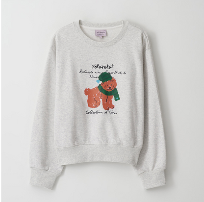 [Ive Wonyoung Worn] RolaRola Beanie Puppy Sweatshirt