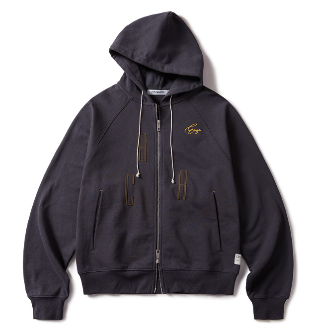 [Nct Doyoung Pick]25FW Citybreeze Liz Embroidered Hooded Zip-Up