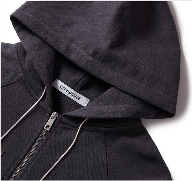 [Nct Doyoung Pick]25FW Citybreeze Liz Embroidered Hooded Zip-Up