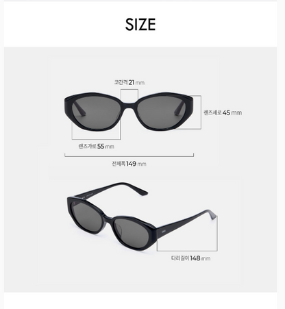 [Itzy Yuna Worn] ViewMap JEAN_Triangular Point Sunglasses