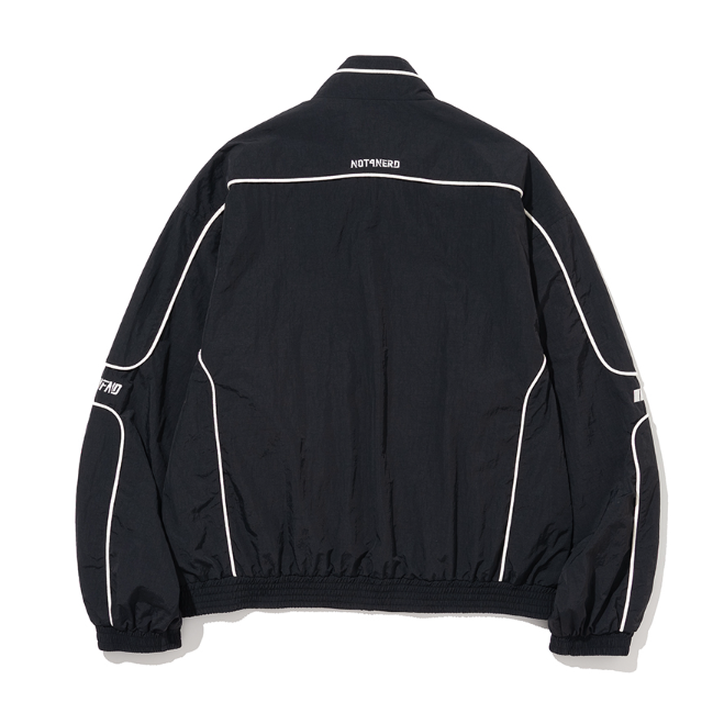 [TXT Taehyun & LS Sakura Worn] Not4Nerd Tribal Logo Nylon Racing Jacket