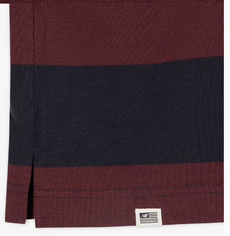[IU Worn] New Balance UNI USA Classic Striped Rugby T-Shirt