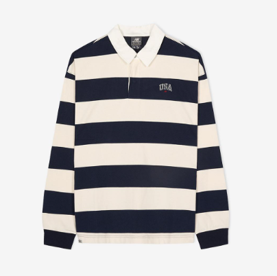 [IU Worn] New Balance UNI USA Classic Striped Rugby T-Shirt