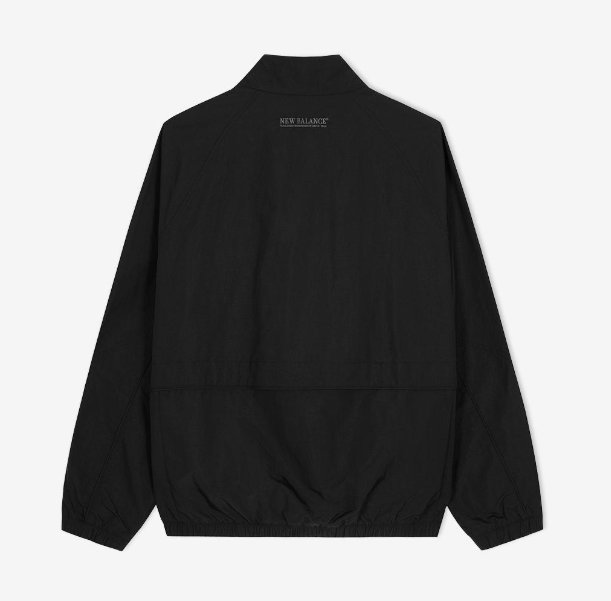 [IU Worn]  New Balance UNI Essential Heritage Stand-Neck Warm-Up Jacket