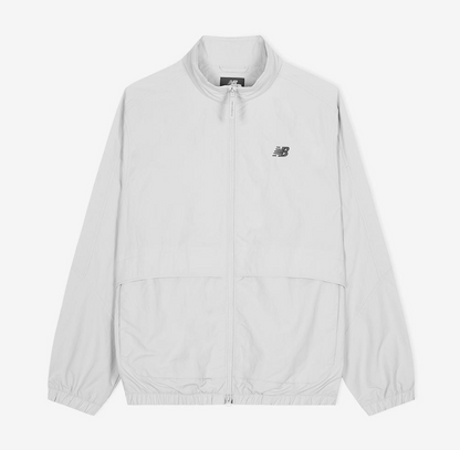 [IU Worn]  New Balance UNI Essential Heritage Stand-Neck Warm-Up Jacket