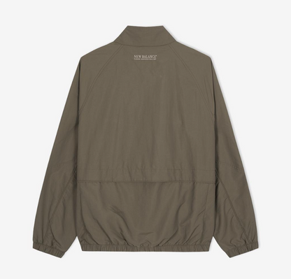 [IU Worn]  New Balance UNI Essential Heritage Stand-Neck Warm-Up Jacket