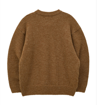 [THE BOYZ Juyeon Worn] Wai Kei Dolphin Hairy V-Neck Knit