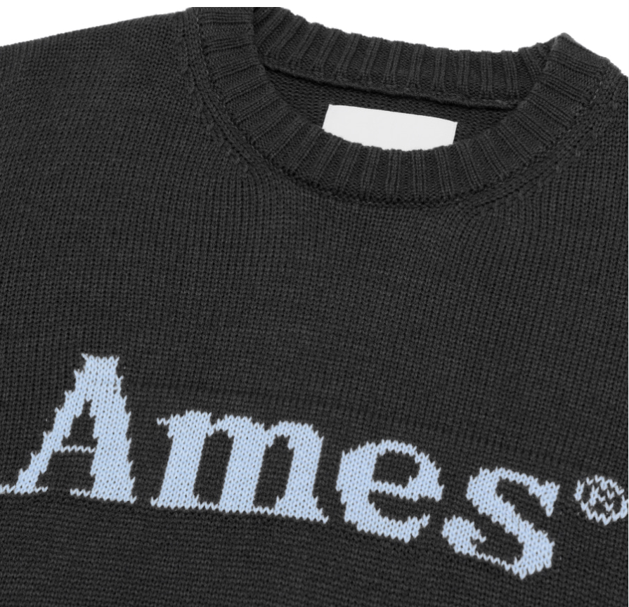 [Qwer Pick] 25FW Ames Basic Pullover Knit Charcoal