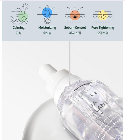 [Ive Liz Pick] S. Nature Aqua Squalane Serum 50ml Refill Promotion (+ Radiance Mirror)