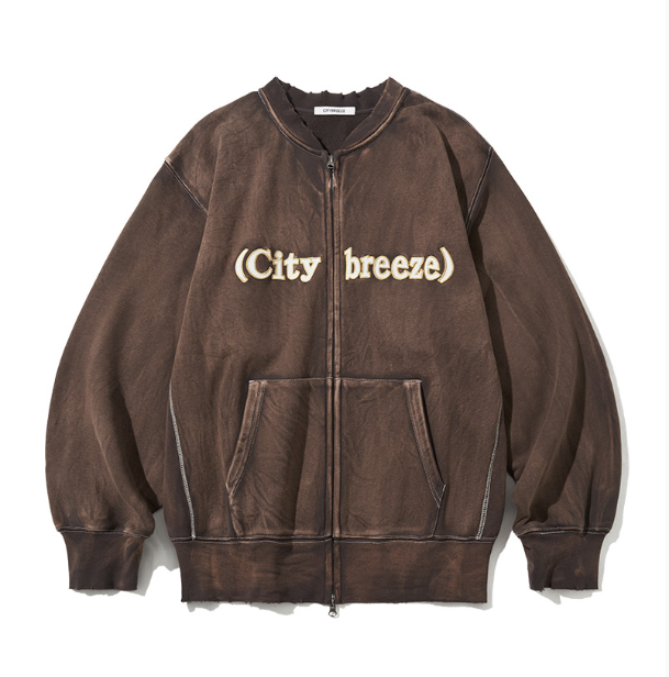 [Nct Doyoung Pick]25FW Citybreeze Vintage Mute logo Zip-Up