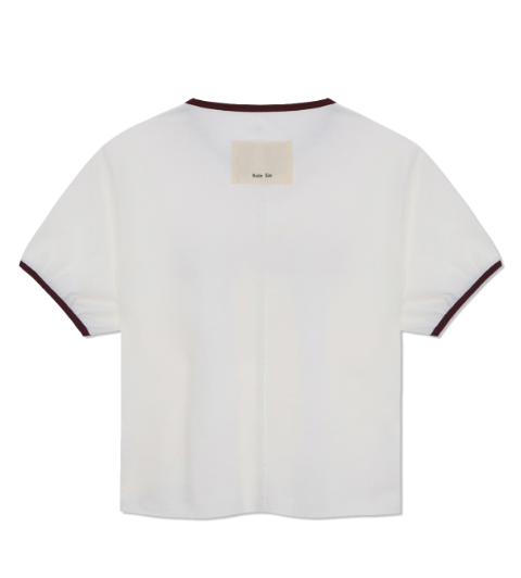 [Aespa Ningning Worn] Matin Kim Stud Logo Ringer Top