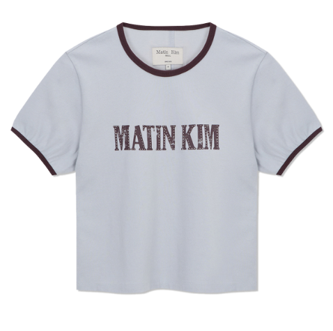 [Aespa Ningning Worn] Matin Kim Stud Logo Ringer Top