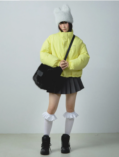 [Aespa Winter Worn] YOUHEE Hairy Cat Beanie