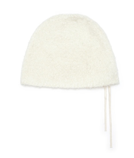 [Aespa Ningning Worn] Matin Kim Ribbon Tie Knit Beanie