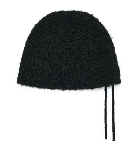 [Aespa Ningning Worn] Matin Kim Ribbon Tie Knit Beanie