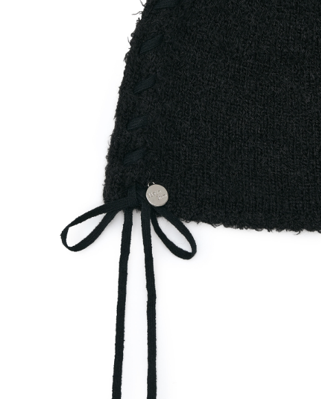 [Aespa Ningning Worn] Matin Kim Ribbon Tie Knit Beanie