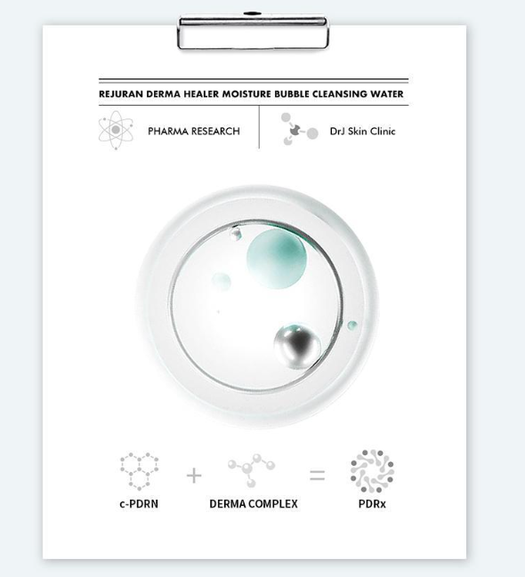 Rejuran Derma Healer Moisture Bubble Cleansing Water 150ml