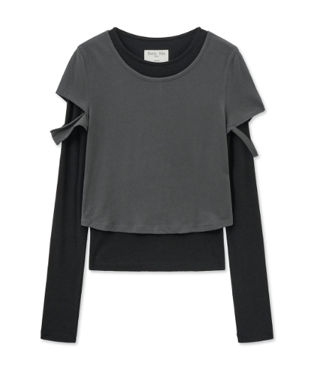 [Aespa Ningning Worn Inner ] Matin Kim Layered Point Slim Top