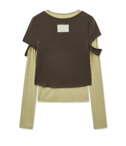 [Aespa Ningning Worn Inner ] Matin Kim Layered Point Slim Top
