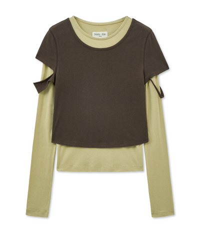 [Aespa Ningning Worn Inner ] Matin Kim Layered Point Slim Top