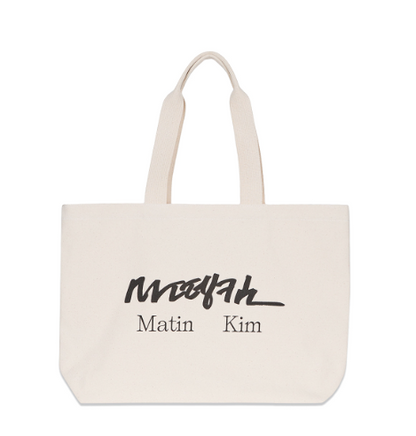 [Aespa Ningning Worn] Matin Kim APEC Hangeul Logo Ecobag In Ivory