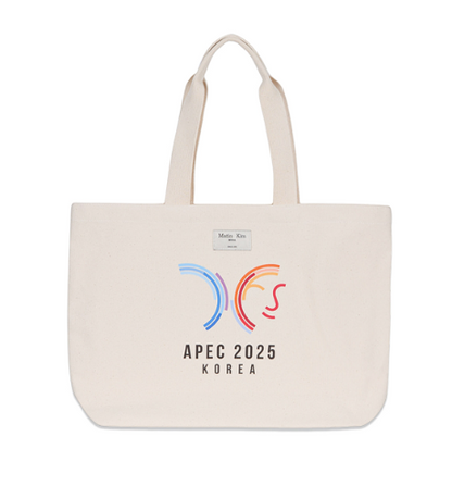 [Aespa Ningning Worn] Matin Kim APEC Hangeul Logo Ecobag In Ivory