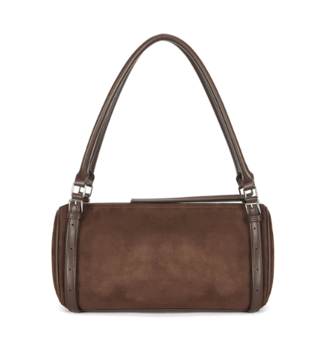 [Aespa Ningning Worn] Matin Kim Suede Buckle Strap Shoulder Bag