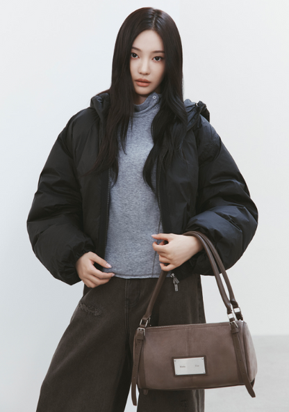 [Aespa Ningning Worn] Matin Kim Suede Buckle Strap Shoulder Bag