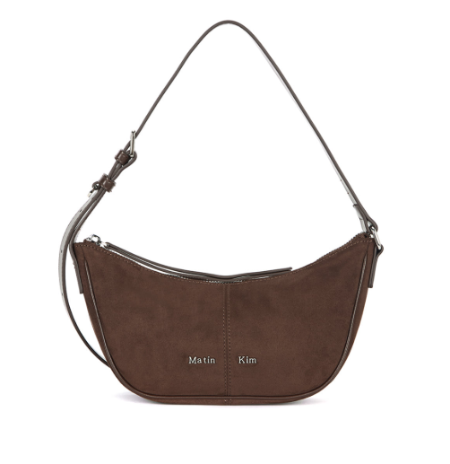 [Aespa Ningning Worn] Matin Kim Suede Mini Arc Hobo Bag