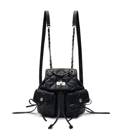 [Aespa Ningning Worn] Matin Kim Double Pocket Quilting Mini Backpack