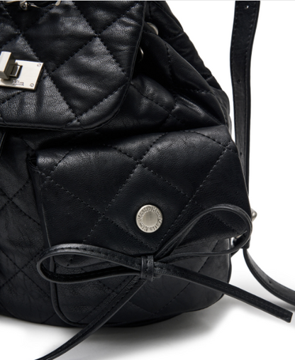[Aespa Ningning Worn] Matin Kim Double Pocket Quilting Mini Backpack