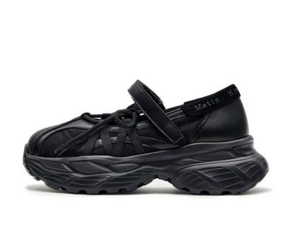 Matin Kim Lace Up Chunky Ballet Sneakers