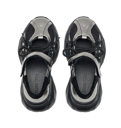 Matin Kim Lace Up Chunky Ballet Sneakers