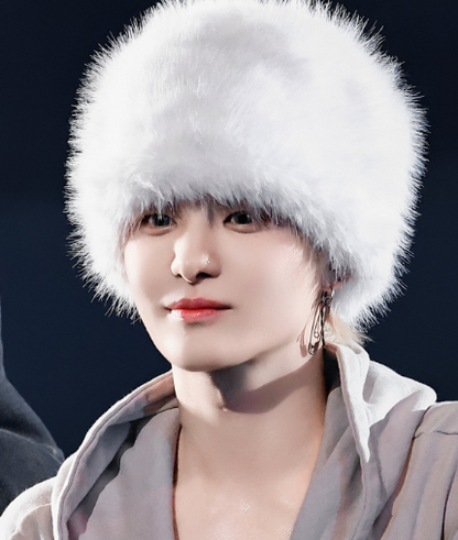 [Treasure Jihoon Worn] VARZAR Square Long Label Shapka Hat