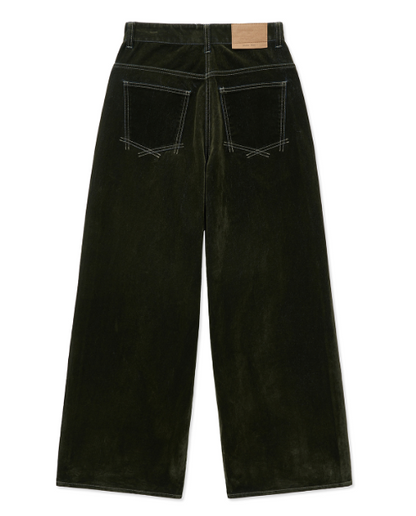 [Aespa Ningning Worn] Matin Kim Revese Velvet Wide Denim Pants