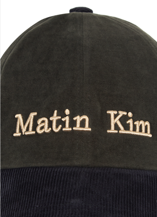 [Aespa Ningning Worn] Matin Kim Classic Logo Corduroy Brim Ball cap