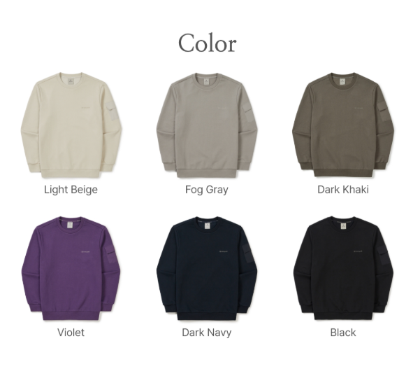 [Bts V Pick] Snow Peak Land Pocket Sweatshirt